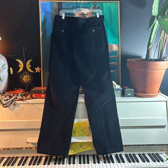Haggar Men's Black Corduroy Pants 36x32 - Picture 6 of 16